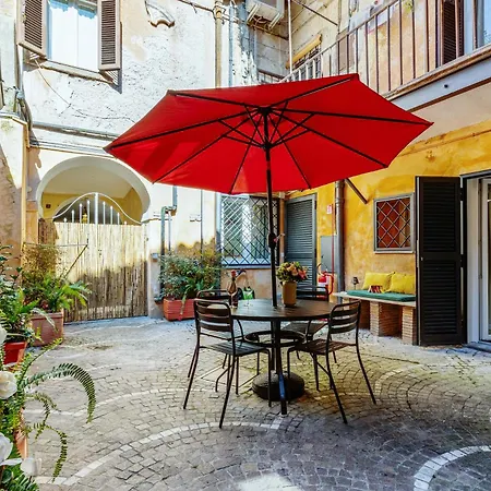 As Feel - Trastevere Nest With Secret Patio Apartment *